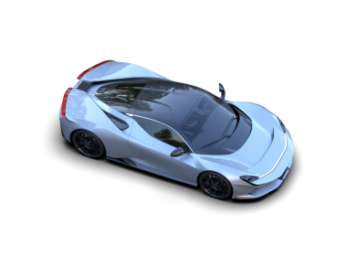 Siyah arka planda modern araba