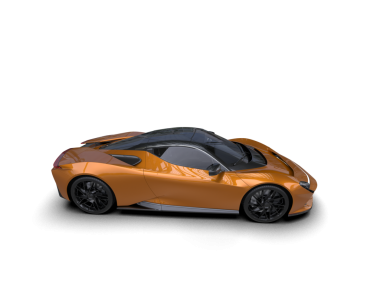 gerçekçi modern araba. 3d oluşturma