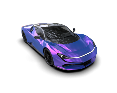 Modern spor araba. 3d oluşturma
