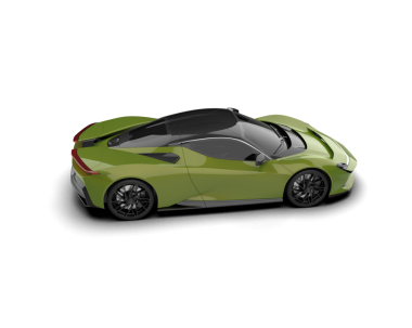 Modern spor araba. 3d kenar görünümü oluşturma