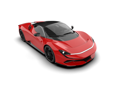 Siyah arka planda modern araba.