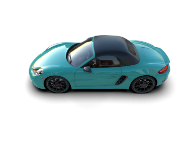 Bir arabanın 3 cg görüntüsü