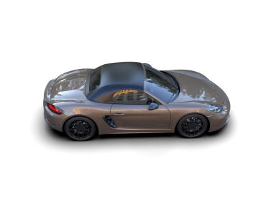 Daha az genel olan yepyeni bir konsept arabanın 3 boyutlu çizimi