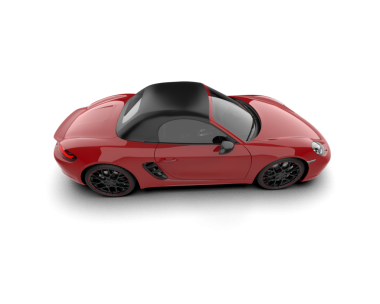 Stüdyo ortamında daha az genel bir konsept arabanın 3 boyutlu çizimi