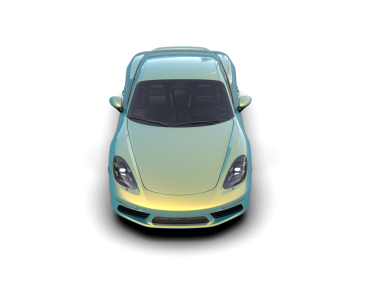 Beyaz üzerine üç boyutlu araba. yüksek kaliteli resimleme.