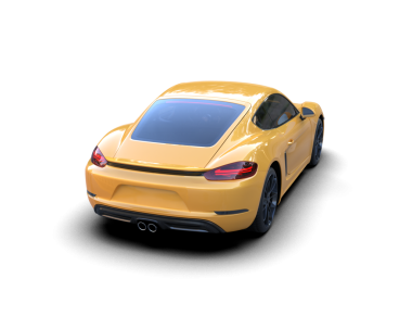 beyaz arka planda modern araba 3 boyutlu görüntüleme