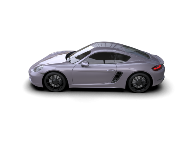 beyaz arkaplanda modern araba