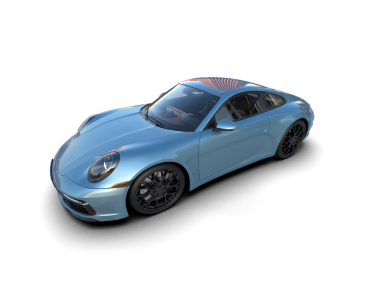 Siyah arkaplandaki araba.