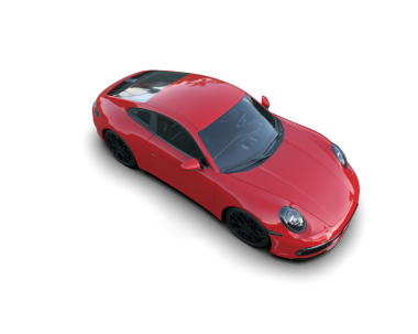 Siyah arka planda modern araba