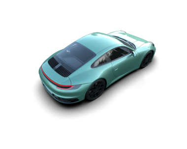 Siyah arka planda modern araba