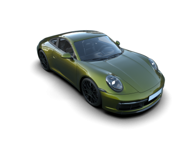 Modern lüks araba siyah izole