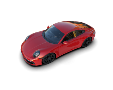 Siyah arka planda kırmızı modern araba. 3d oluşturma