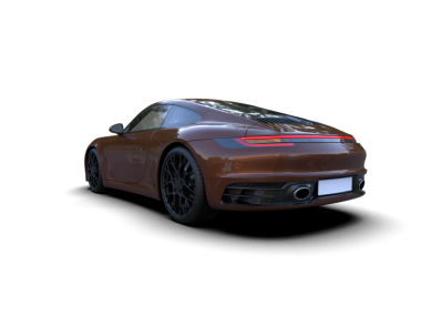 modern lüks spor araba koyu arka planda izole