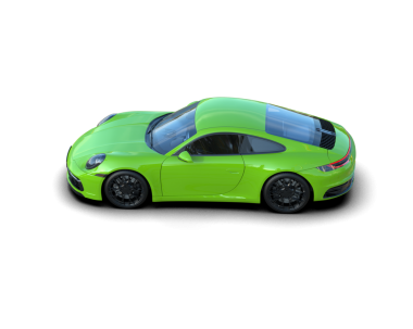 yeşil modern spor araba