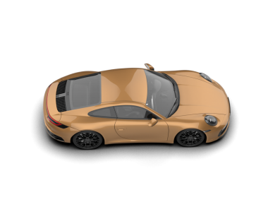 - Araba. Beyaz arka planda modern bir araba. 3d illüstrasyon.