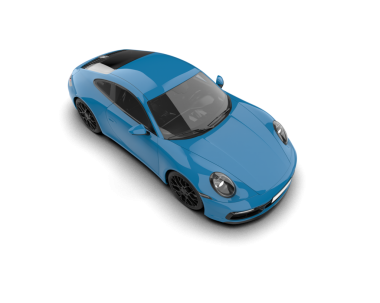 Modern araba. 3d oluşturma.