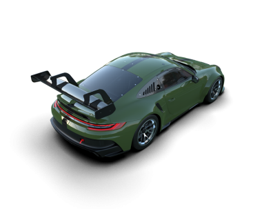 Daha az genel bir konsept arabanın 3 boyutlu çizimi