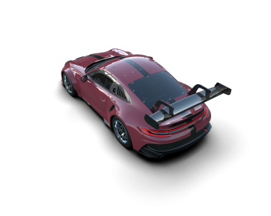 beyaz arkaplandaki modern araba 3 boyutlu görüntüleme