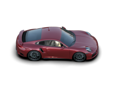 3 boyutlu kırmızı lüks bir araba.