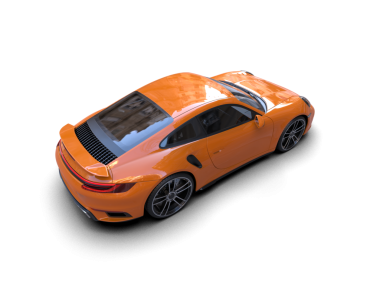 Daha az genel bir konsept arabanın 3 boyutlu çizimi