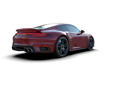 modern spor araba siyah arka planda izole