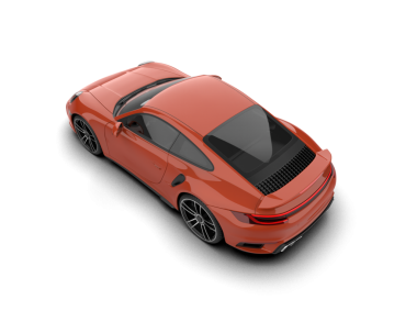 Modern spor araba beyaz arka planda izole edildi.