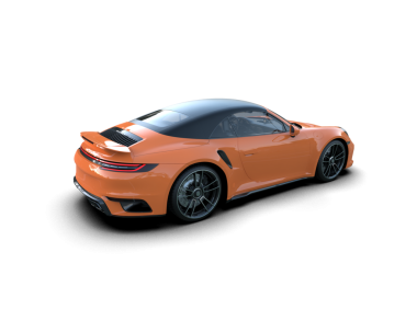 modern araba gri arka planda izole edilmiş.