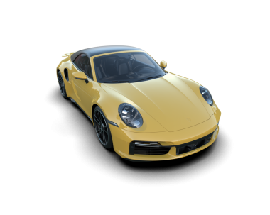 Lüks spor araba. Araba siyah arka planda izole edilmiş. 3d oluşturma