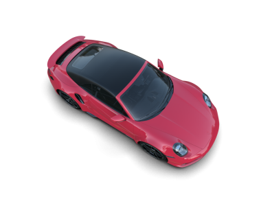 Siyah arka planda kırmızı araba