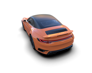 Daha az genel bir konsept arabanın 3 boyutlu çizimi