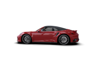 Kırmızı bir arabanın 3 boyutlu görüntüsü