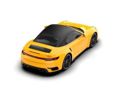 modern araba beyaz arkaplanda 3D görüntüleme.