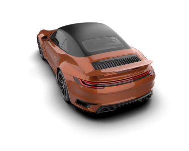 gerçekçi 3 boyutlu bir araba çizimi