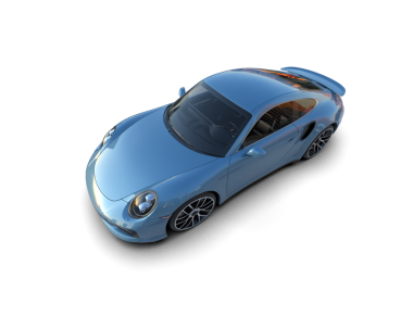 Siyah arka planda modern araba