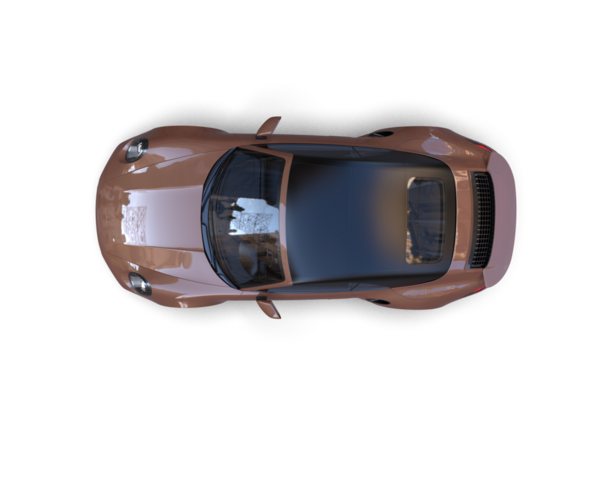 Modern spor araba 3 d illüstrasyon