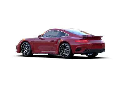 Siyah arka planda modern araba 3 boyutlu görüntüleme