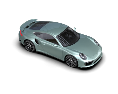 Stüdyo ortamında, arka planda izole edilmiş, markasız, daha az jenerik bir arabanın 3 boyutlu çizimi.