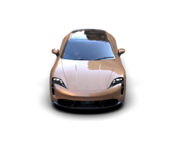 modern araba gri bir arka planda izole edilmiş. 3d oluşturma