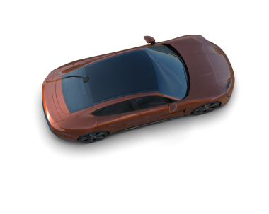 Siyah arka planda modern araba