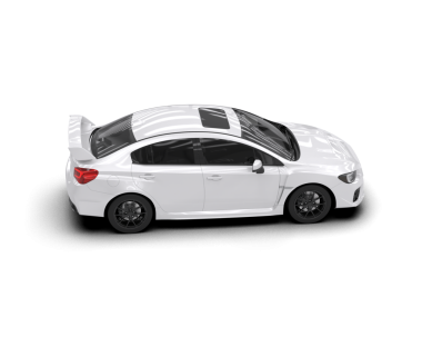 beyaz arka planı olan modern bir araba.