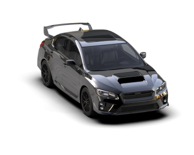 Bir arabanın 3 cg görüntüsü daha az