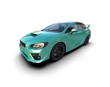 Bir arabanın 3 cg görüntüsü