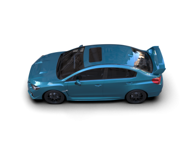 Daha az genel bir konsept arabanın 3 boyutlu çizimi