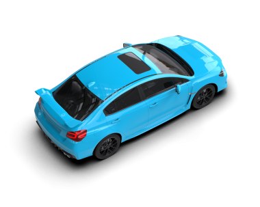 mavi modern araba siyah üzerine