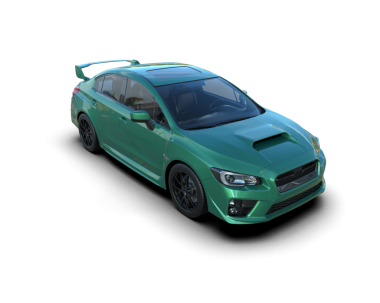 Bir süper arabanın 3 boyutlu görüntülemesi