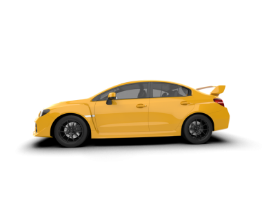 Sarı araba vektör illüstrasyonu