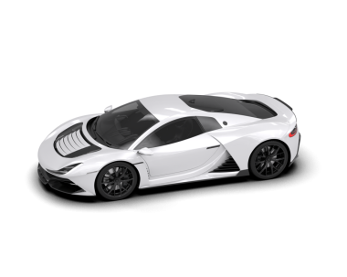 Modern spor araba - 3D render