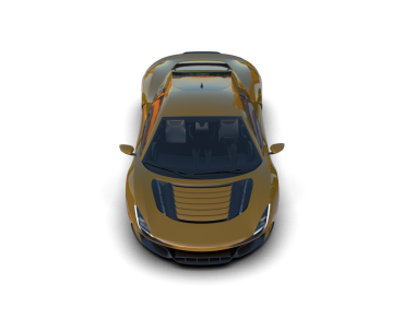 modern otomobil arka planda izole edildi