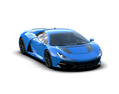 Modern spor araba - 3D render