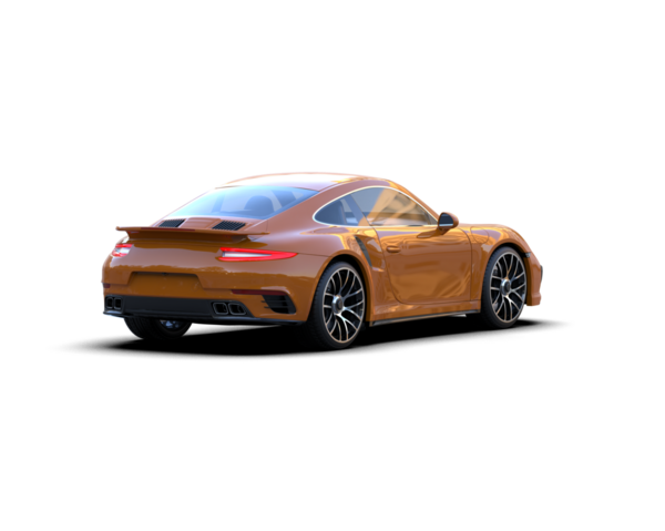 Stüdyo ortamında markasız bir arabanın 3 boyutlu çizimi